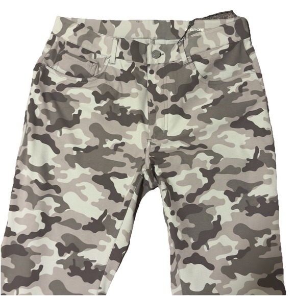 G/Fore Camo Golf Pants Men's Size 32/32 Green 5 Pocket Way Stretch - Picture 2 of 8